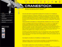 Tablet Screenshot of cranestockinternational.com